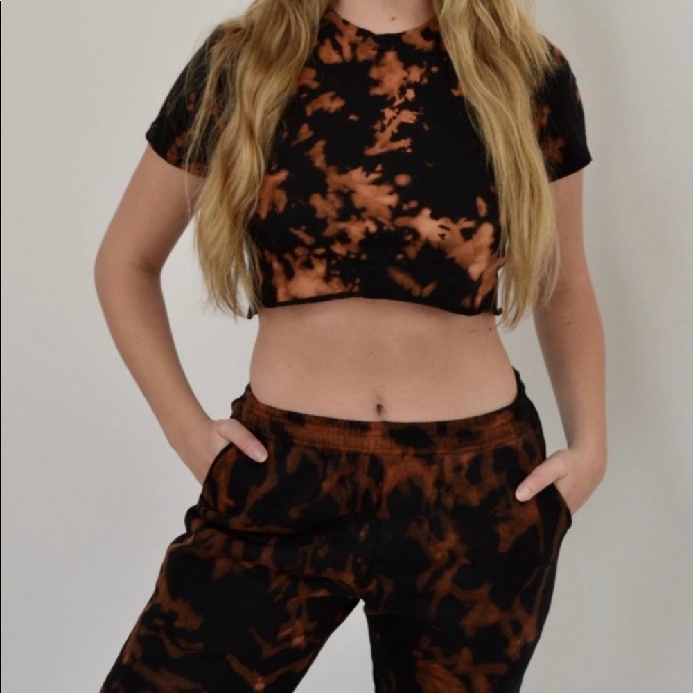 Halotied Tie Dye Crop Top